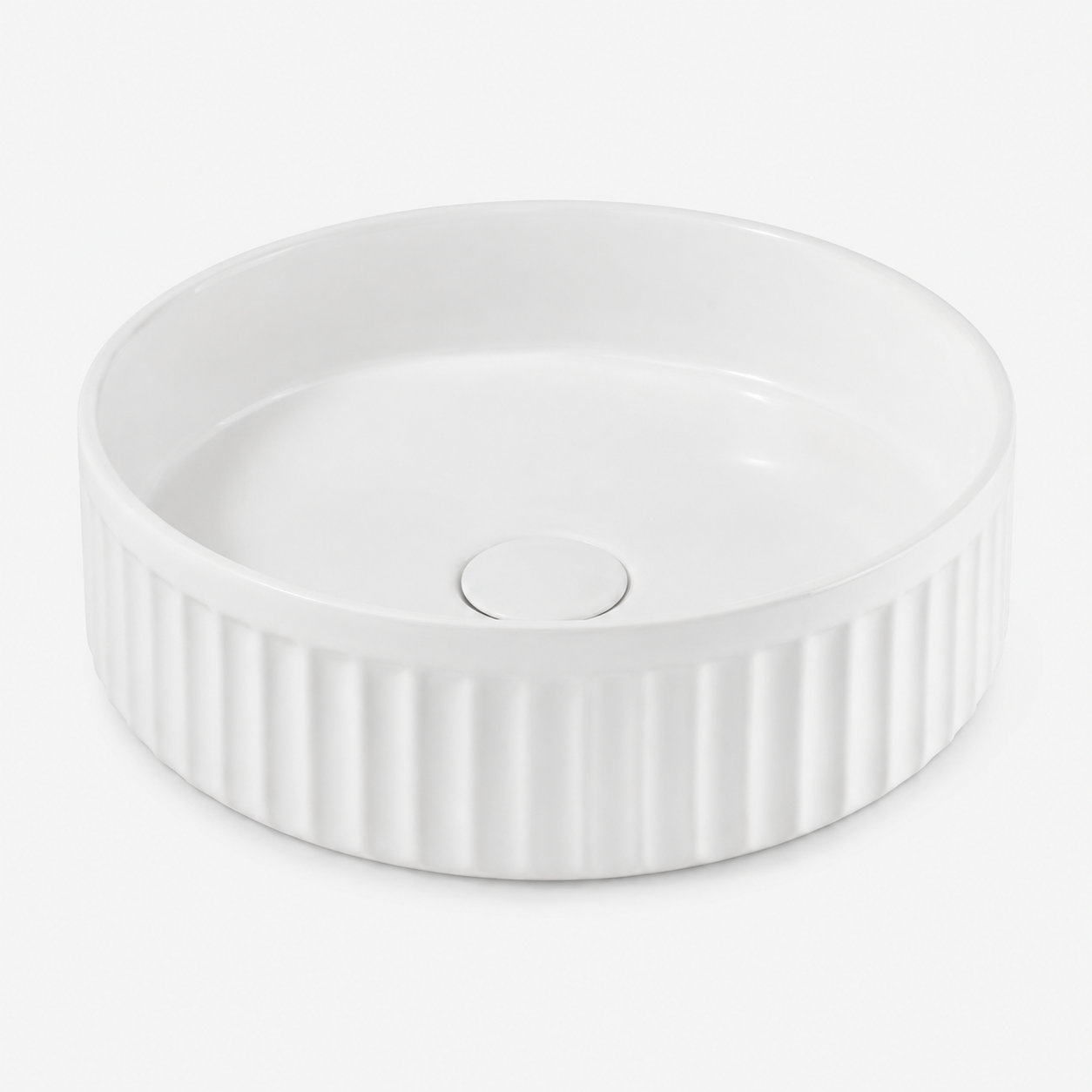 Sapphire Fluted Rectangular Countertop Vanity Basin – Code 1126 - Image 3