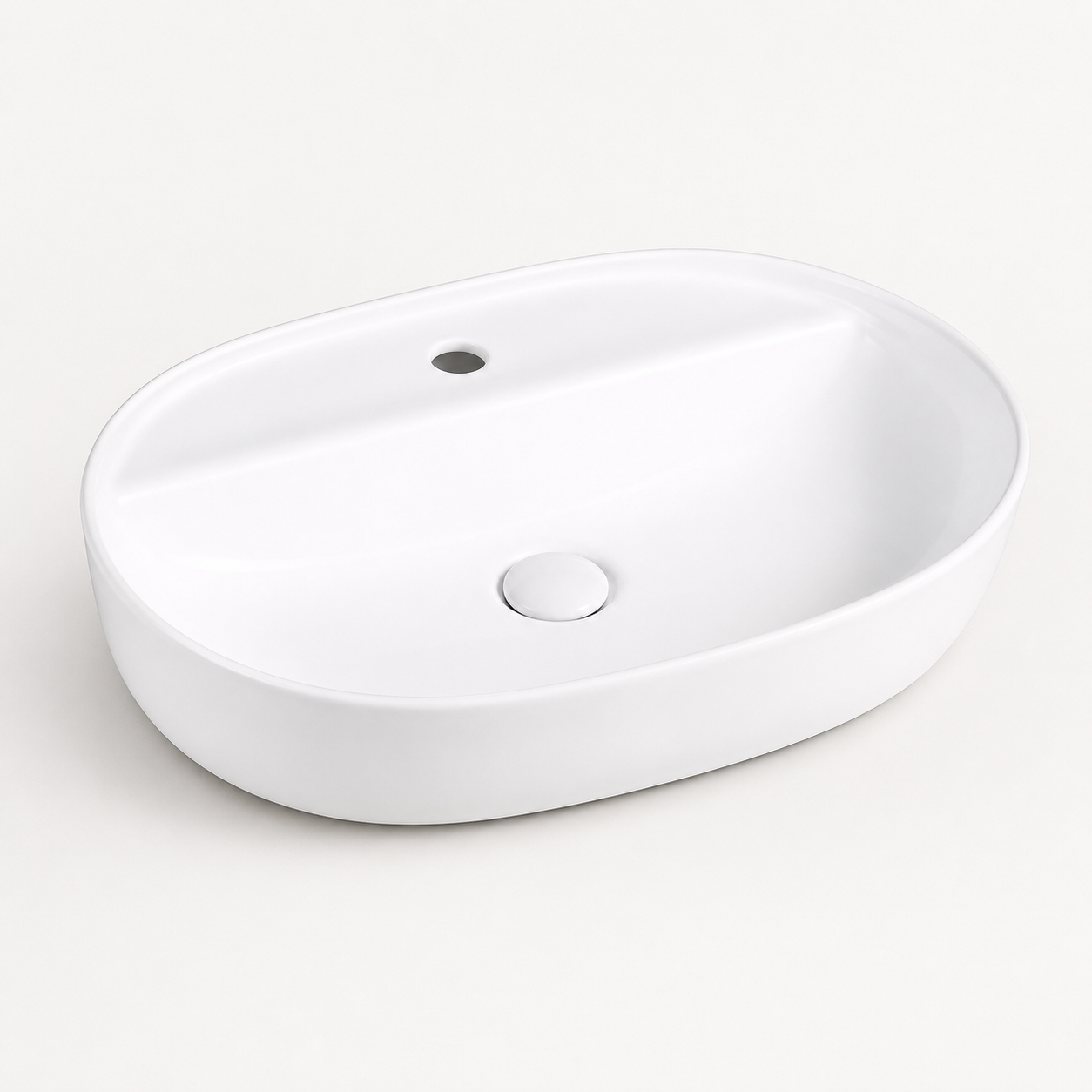 Sapphire Oval Countertop Vanity Basin – Code 1075-605