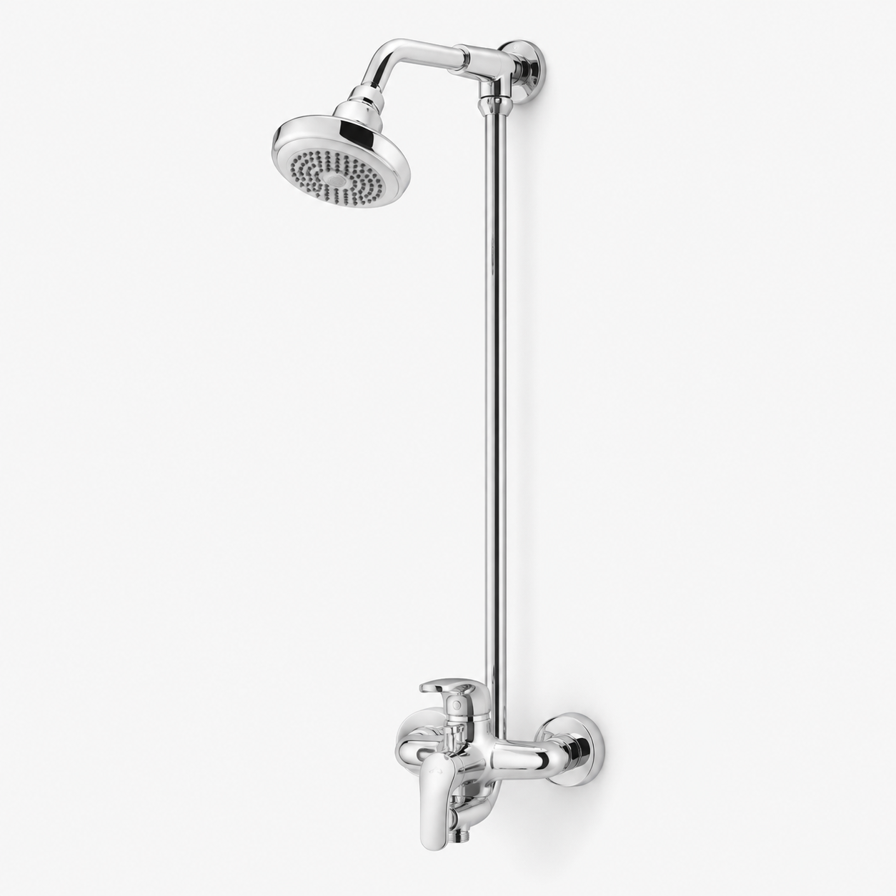 Faisal Sanitary Lever Project Series Chrome Bathroom Set – 6 Piece - Image 3