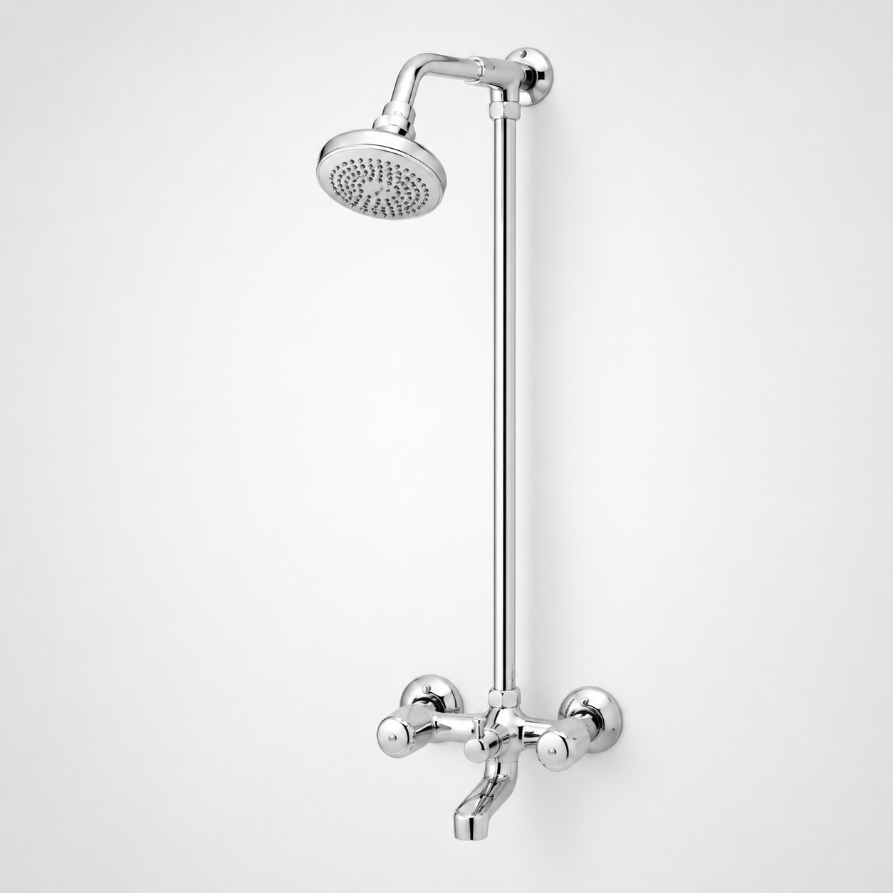 Faisal Sanitary Economy Series Full Round Chrome Bathroom Set – 6 Piece - Image 3