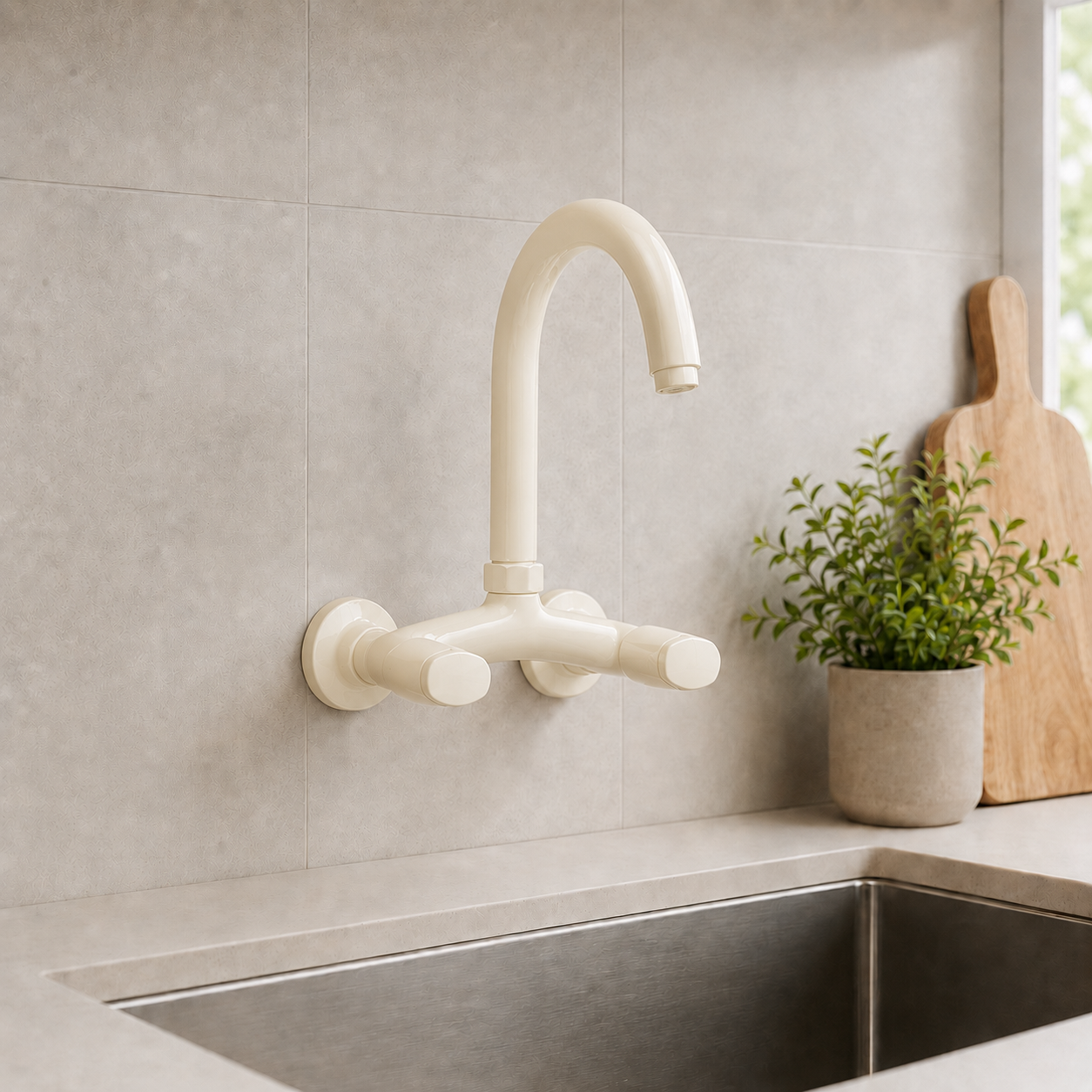 3 Star Sink Mixer Off White – SHARP | SSP-01 - Image 3
