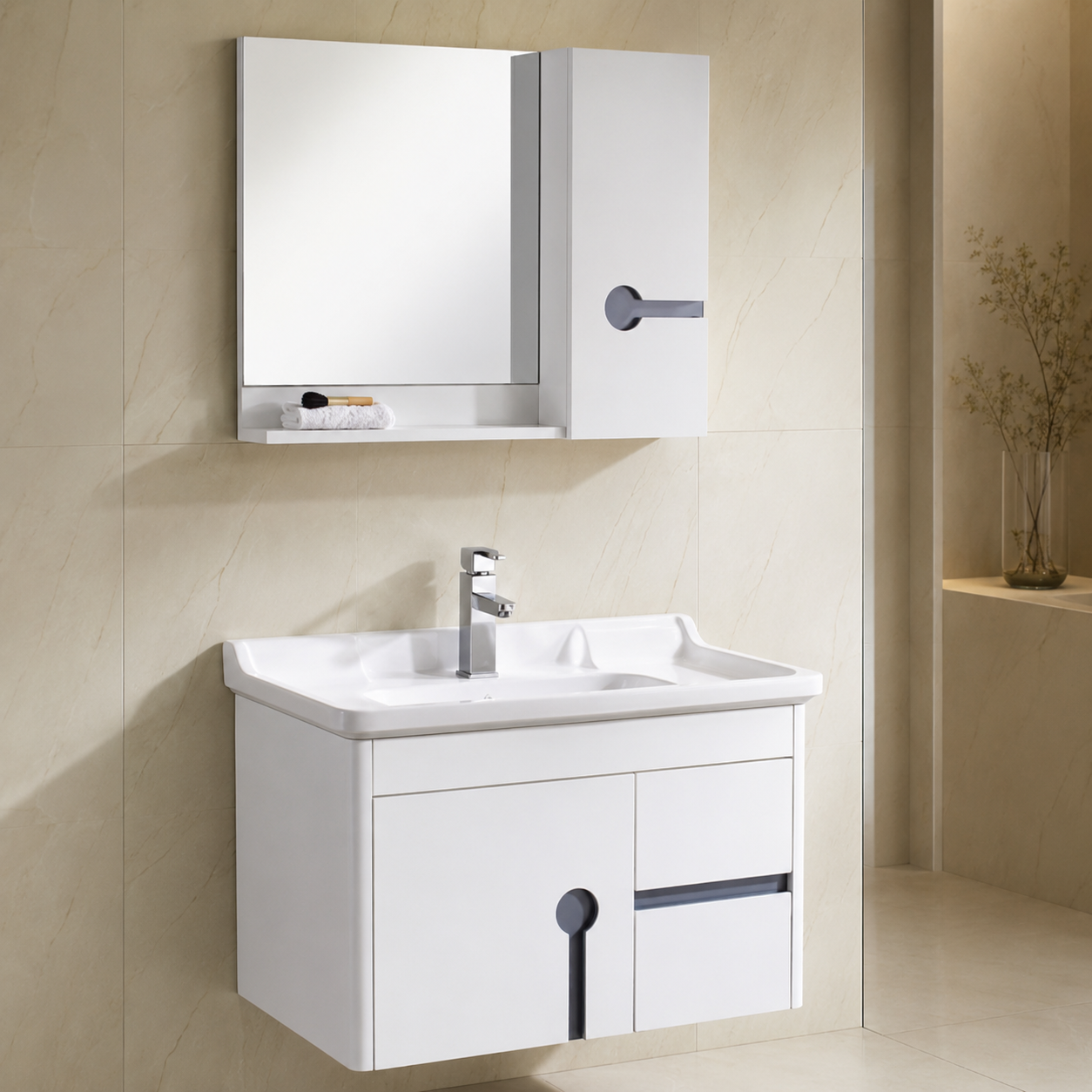 GAP PVC Bathroom Vanity – Model M-504 - Image 4
