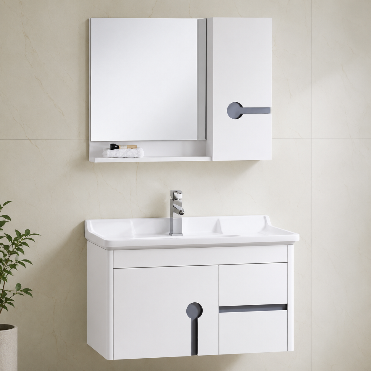 GAP PVC Bathroom Vanity – Model M-504 - Image 3