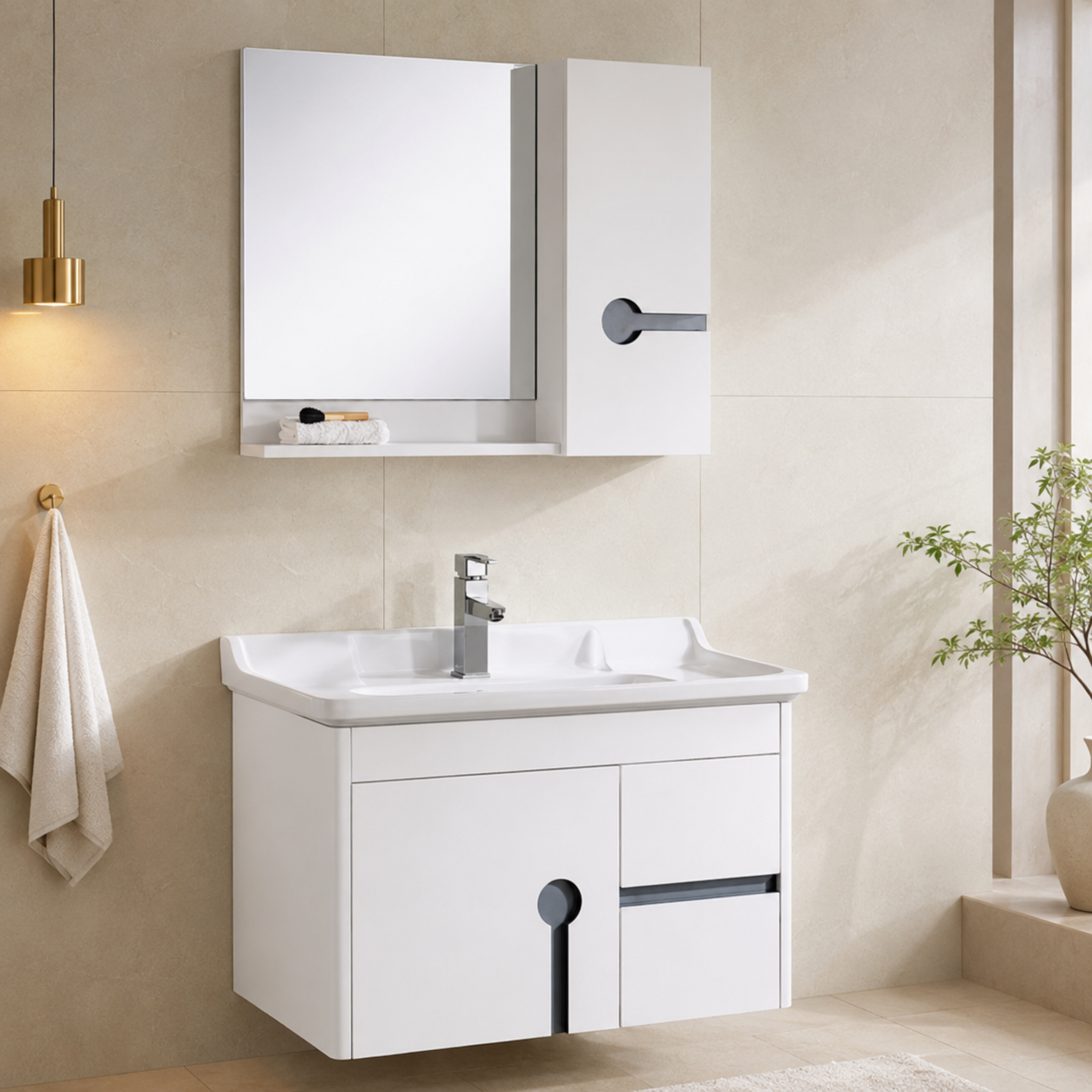 GAP PVC Bathroom Vanity – Model M-504 - Image 2