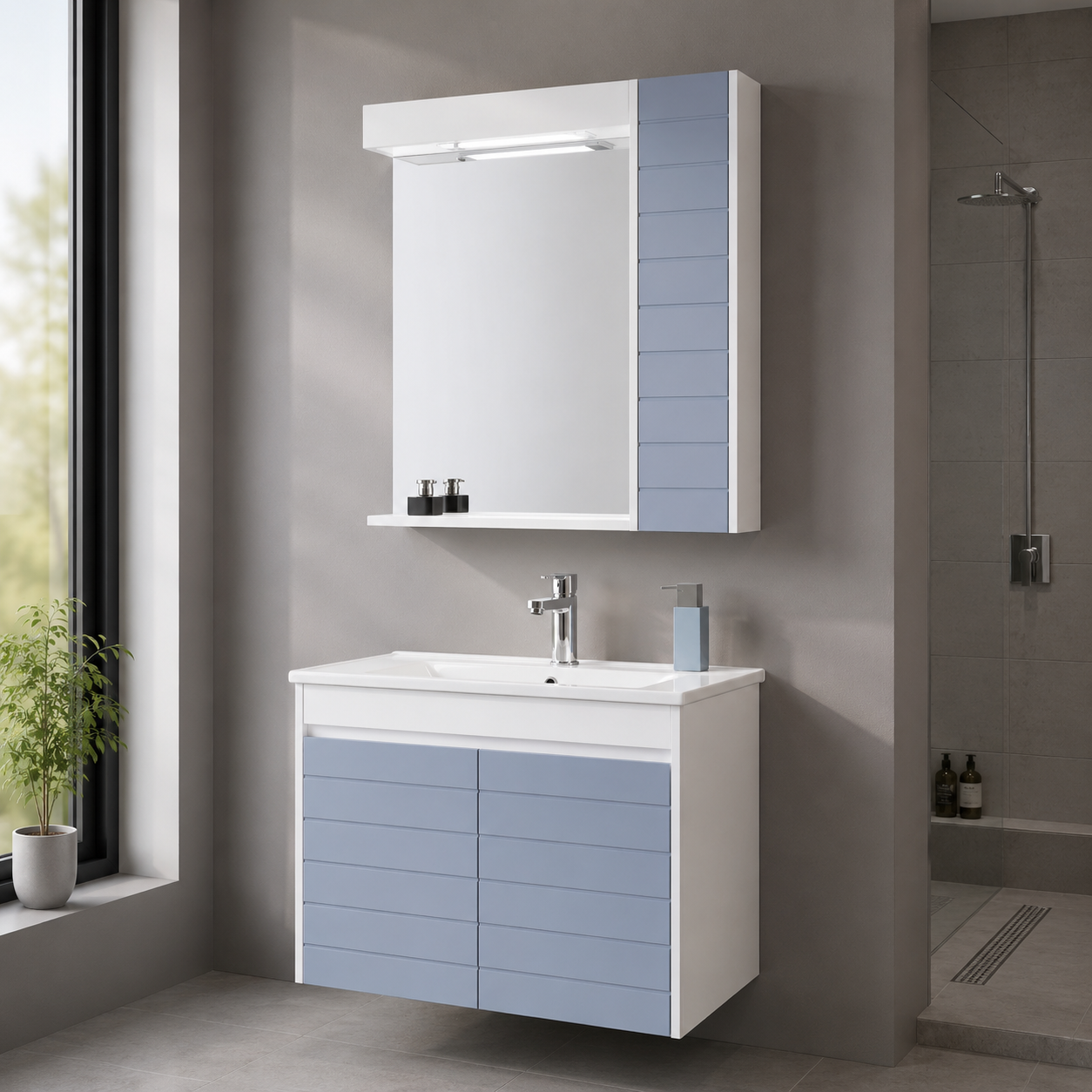 GAP PVC Bathroom Vanity – Model M-506 - Image 4