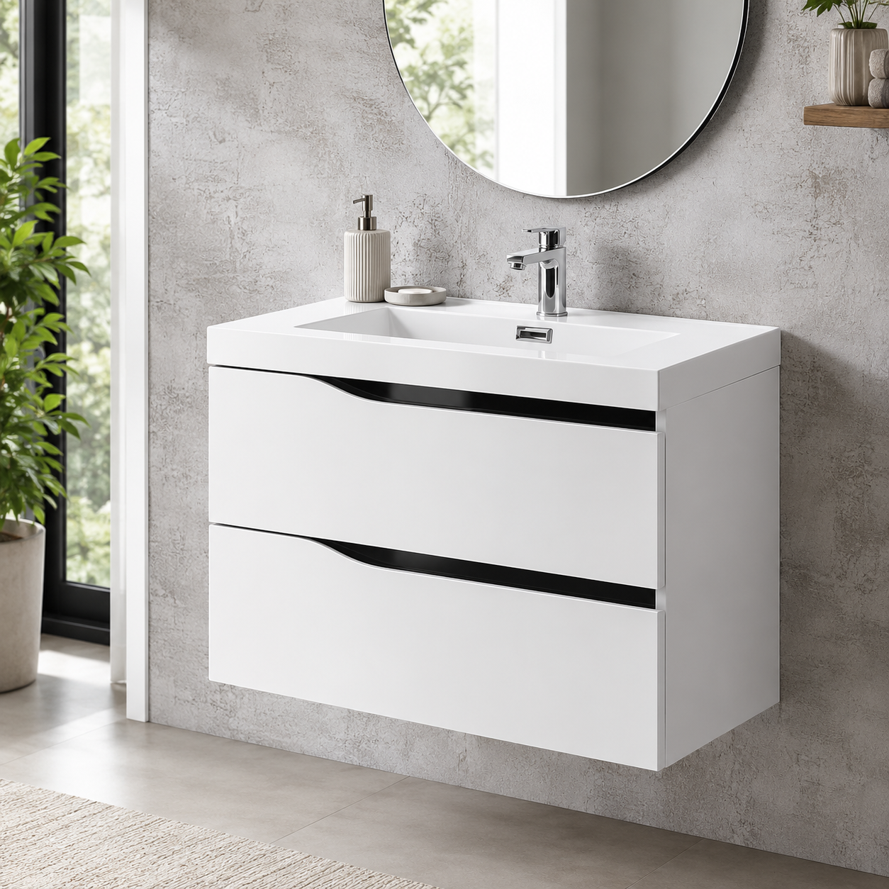 GAP PVC Bathroom Vanity – Model M-509 - Image 3