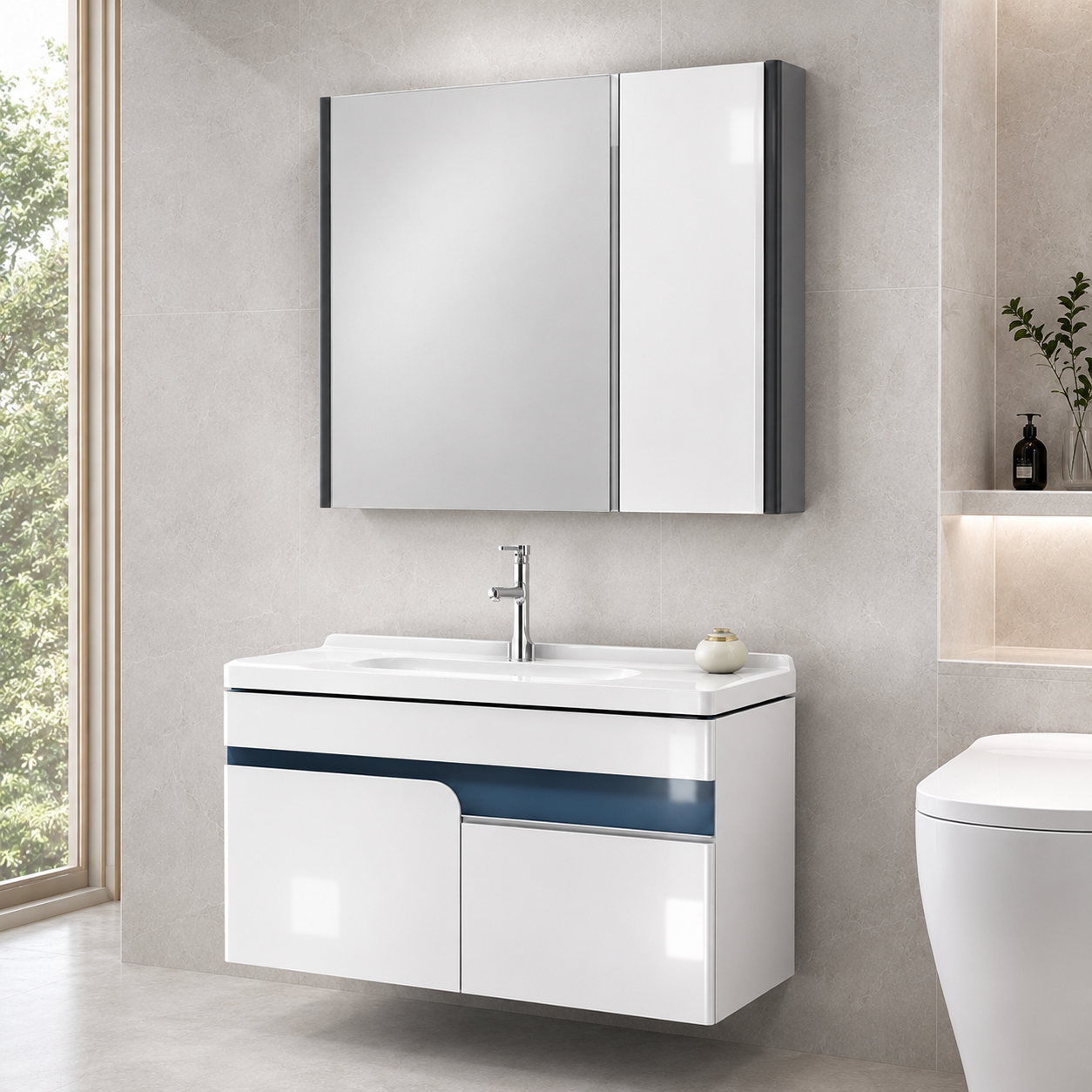 GAP PVC Bathroom Vanity – Model M-514 - Image 4