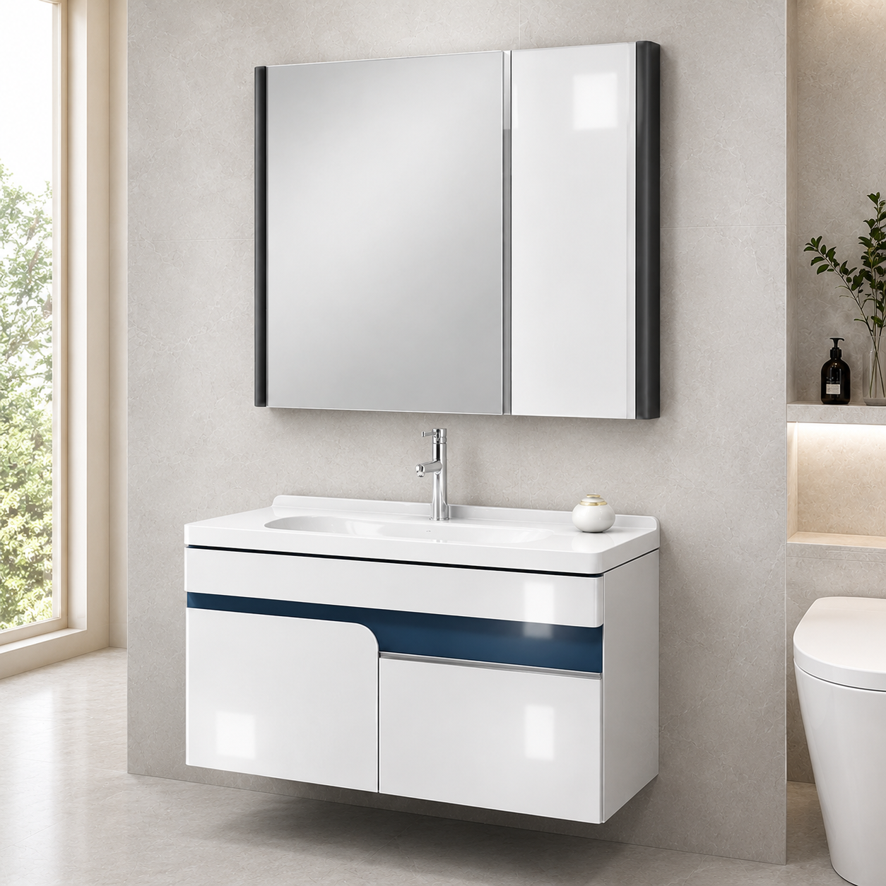 GAP PVC Bathroom Vanity – Model M-514 - Image 3