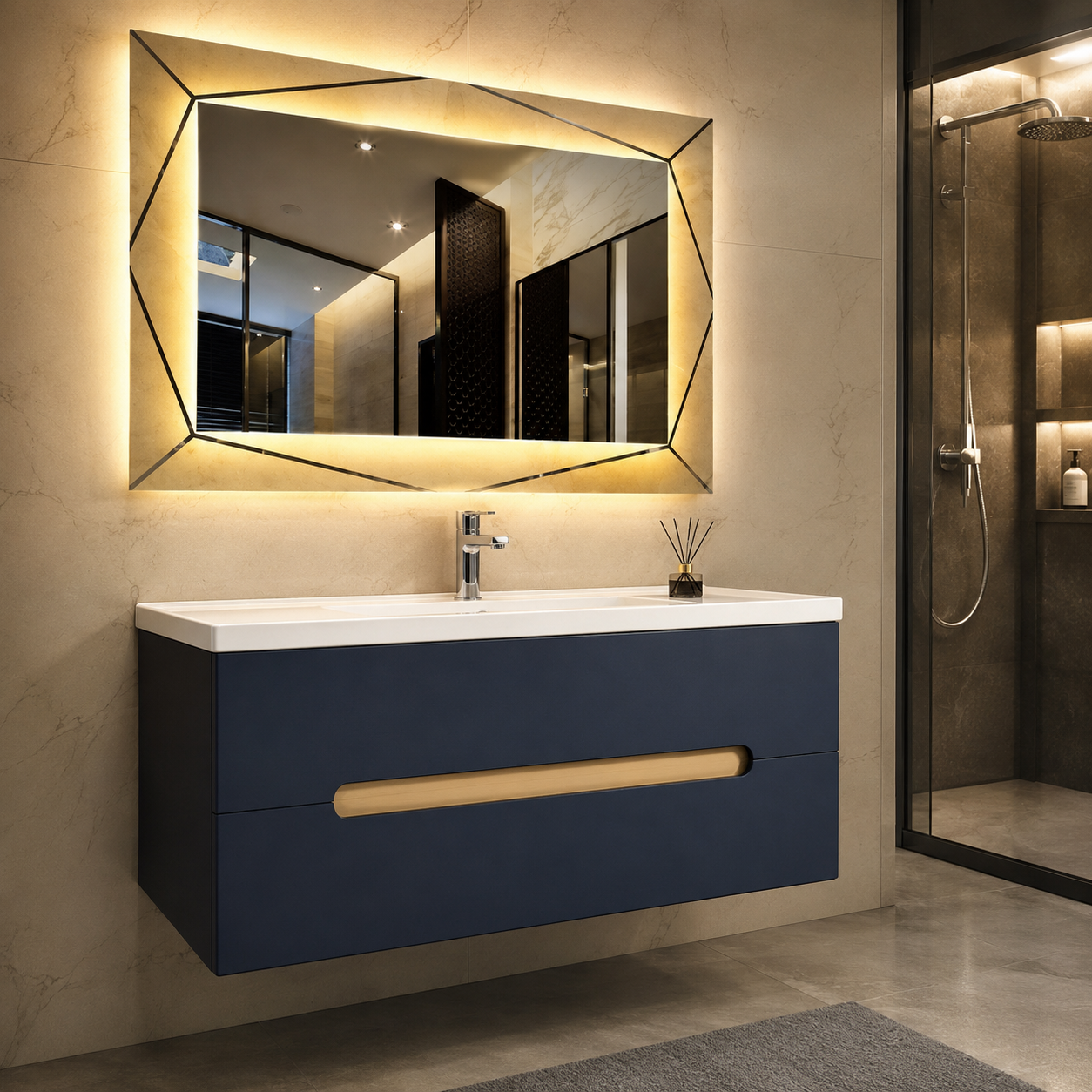 GAP PVC Bathroom Vanity – Model M-515 - Image 4