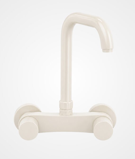 3 Star Sink Mixer Off White – BLOOM Quarter Round | SBM-01