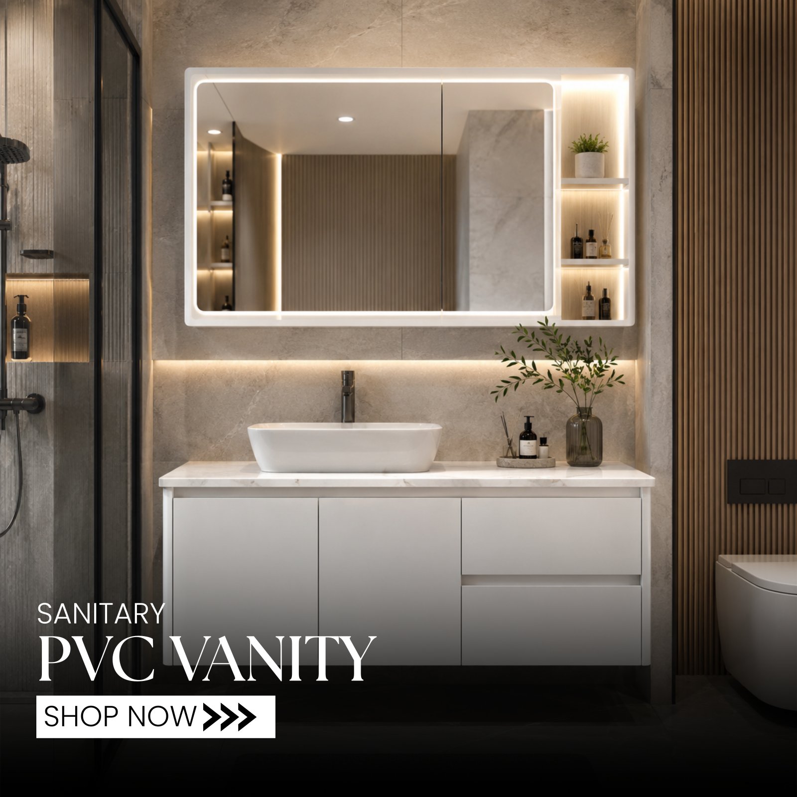 PVC VANITY