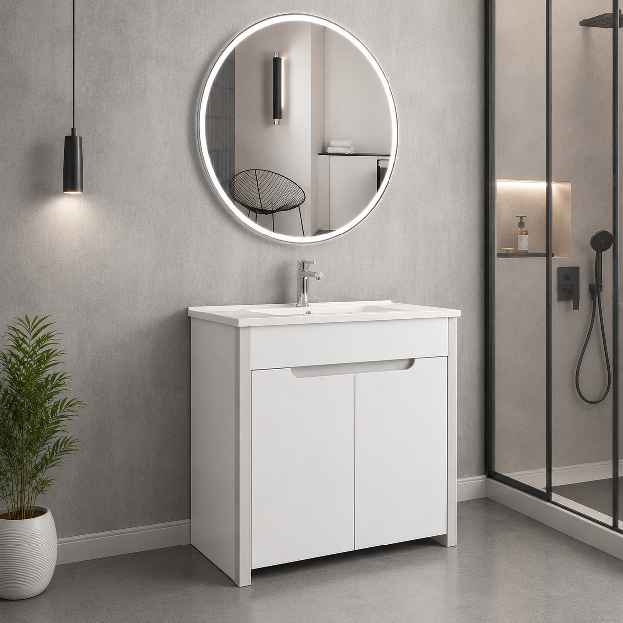 GAP PVC Bathroom Vanity – Model M-512 - Image 3