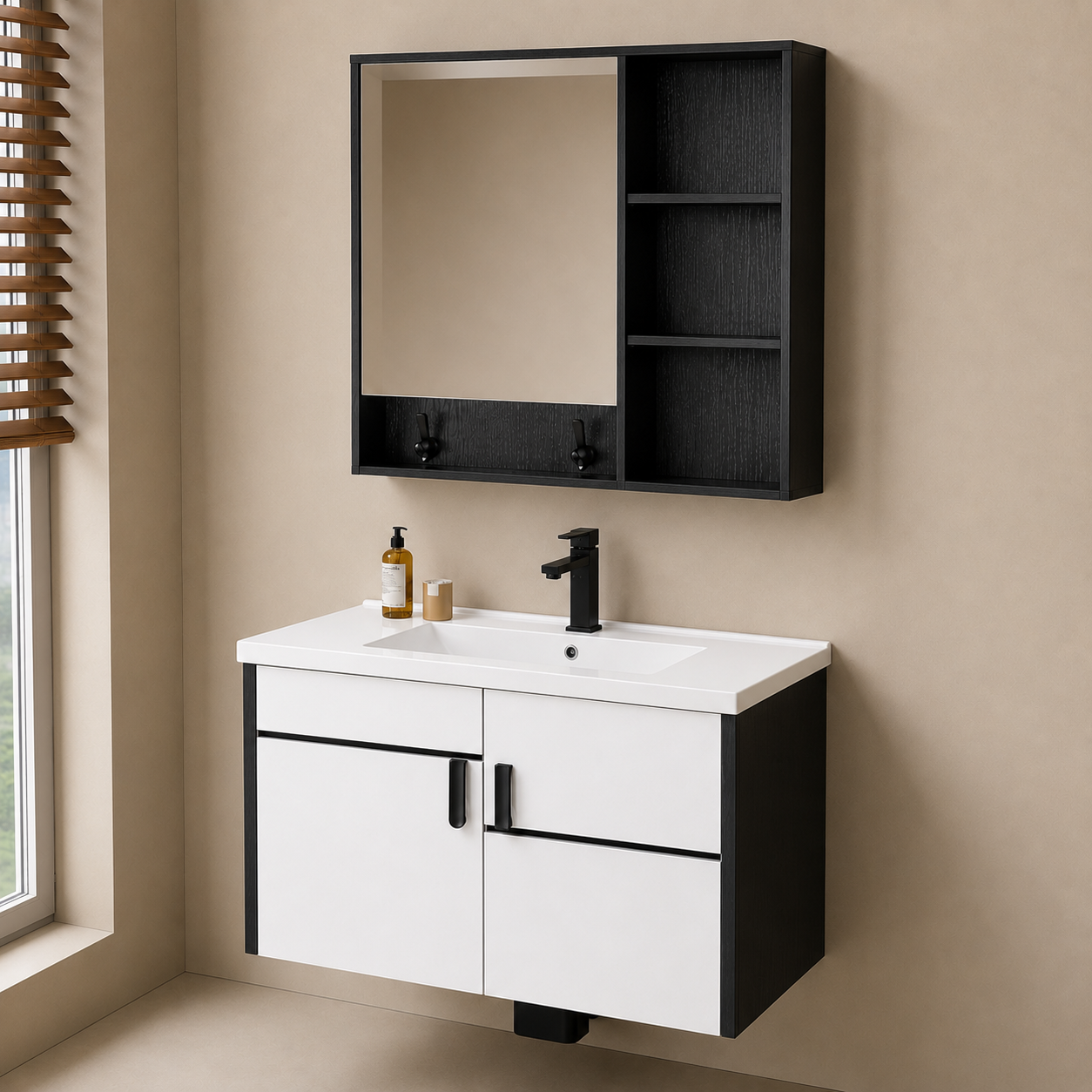 Xin Shengk PVC Bathroom Vanity – Model XS832 - Image 2